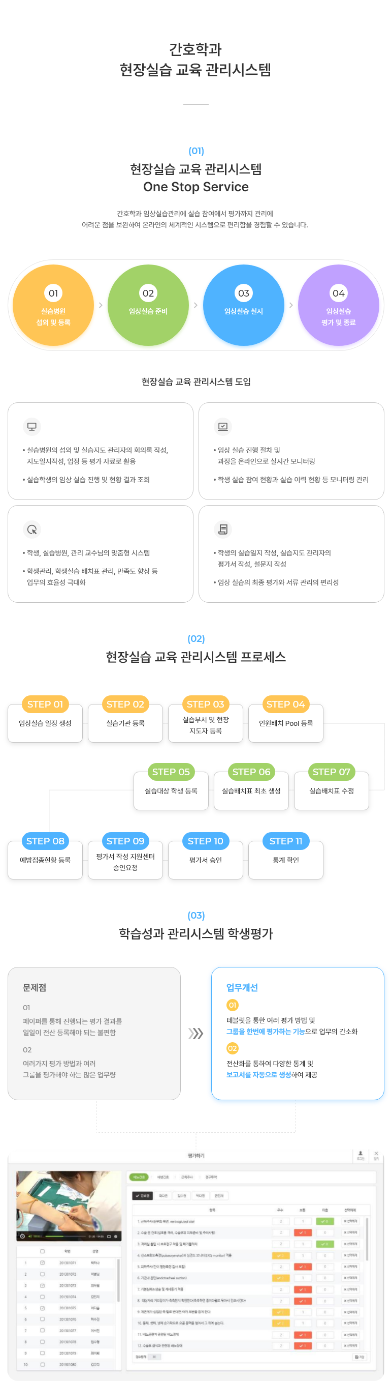 현장실습 교육 관리시스템